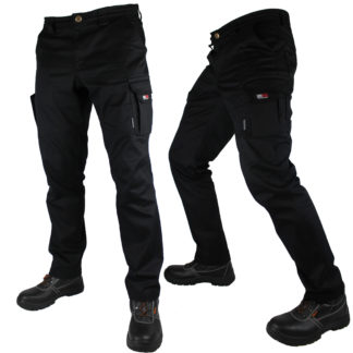Spodnie Robocze DuduWork Czarne Elastyczne