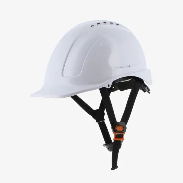 Kask Ochronny Wentylowany Regulowany 4 punktowy Podbródkowy Safety Jogger AJUSCO