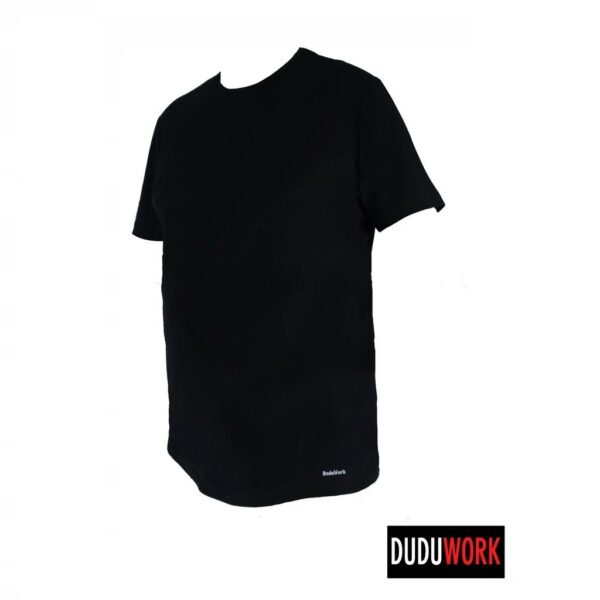 Koszulka T-shirt Czarna DuduWork Odblask