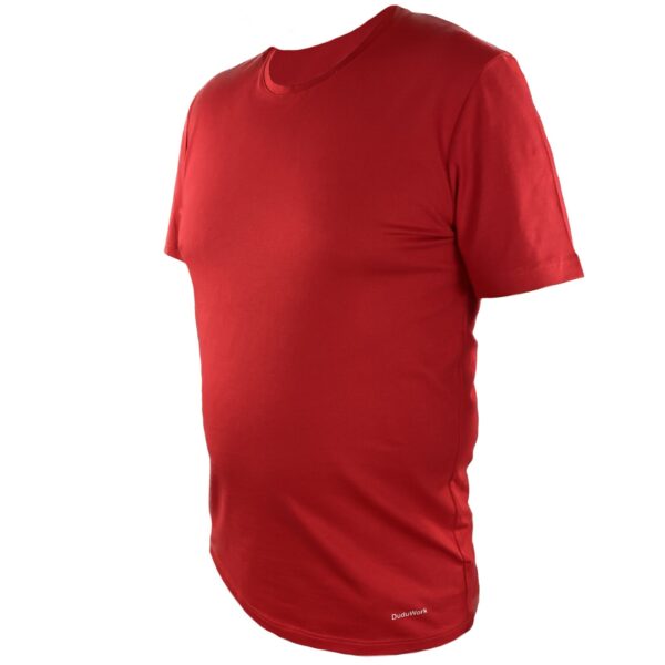 Koszulka T-shirt Czerwona DuduWork Odblask
