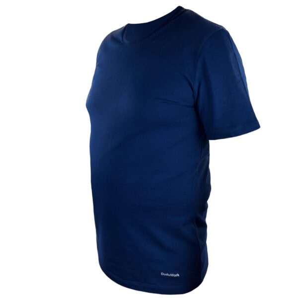 Koszulka T-shirt Granatowa DuduWork Odblask